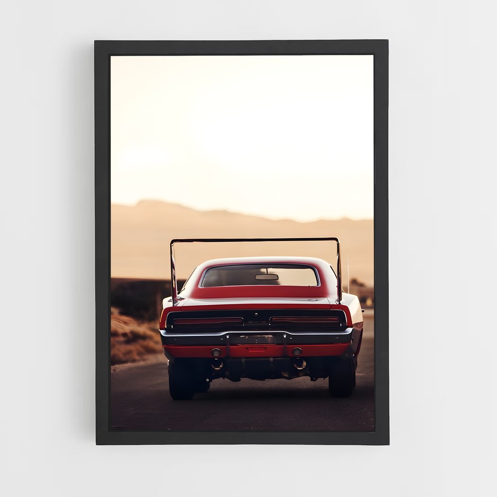 Poster Charger de daytona car – affiche Dodge (vue 2)